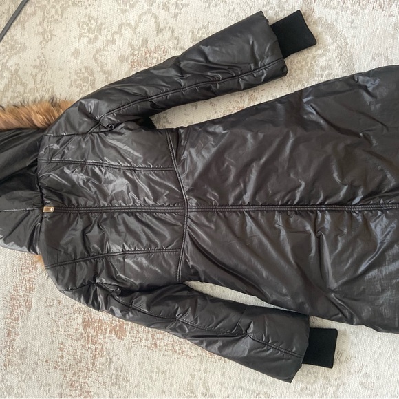 Mackage black winter coat with fur hood - Picture 8 of 15